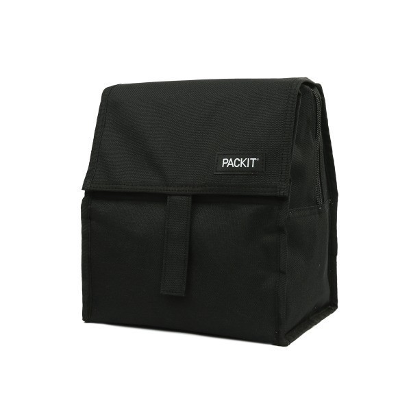 slide 1 of 10, PackIt Freezable Cooler/Lunch Bag - Black, 1 ct