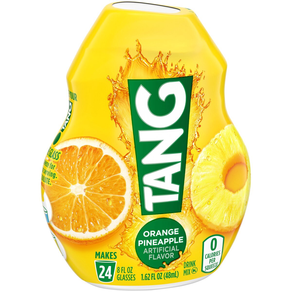 slide 5 of 8, Tang Orange Pineapple Artificially Flavored Liquid Soft Drink Mix, 1.62 fl oz Bottle, 1.62 fl oz