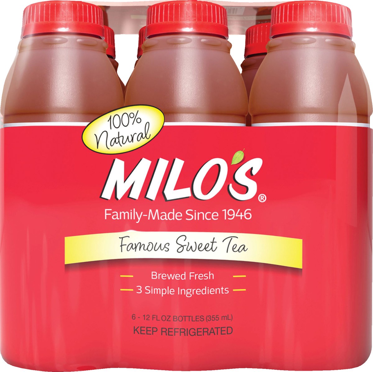 slide 9 of 9, Milo's Tea, Sweet, Famous, 6 ct