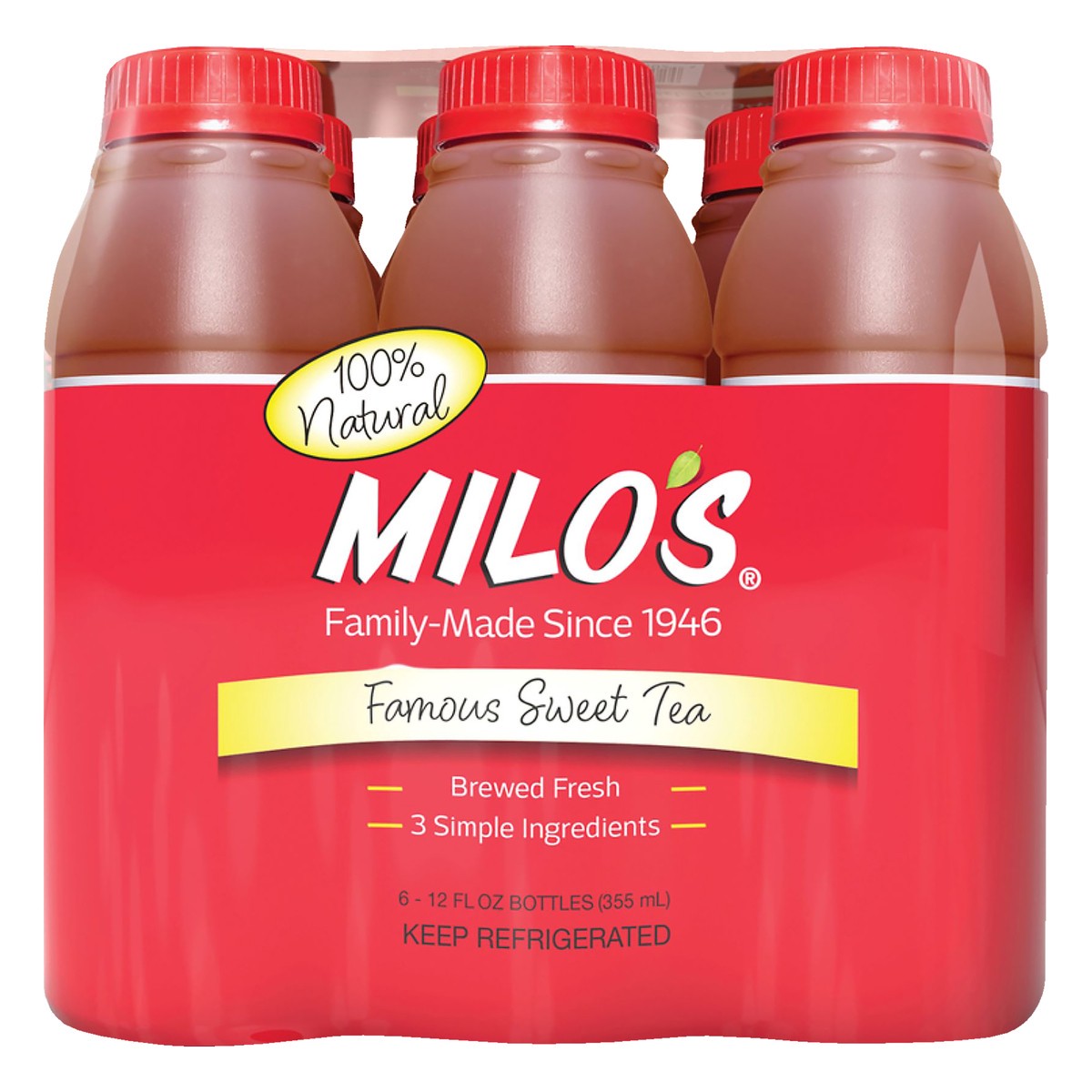 slide 5 of 9, Milo's Tea, Sweet, Famous, 6 ct