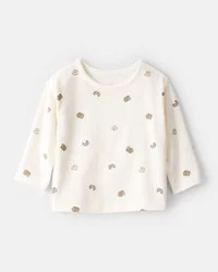 Carter's Baby Boy Pastry Print Long-Sleeve Tee - Cream Cream 12M