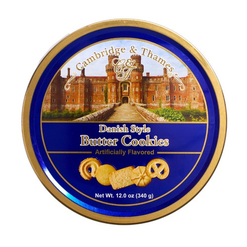 slide 1 of 1, Forreldi Danish Cookie Tin, 1 ct