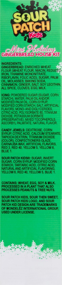 slide 11 of 13, Sour Patch Kids Mini Holiday Gingerbread House Kit 1 ea, 1 ct