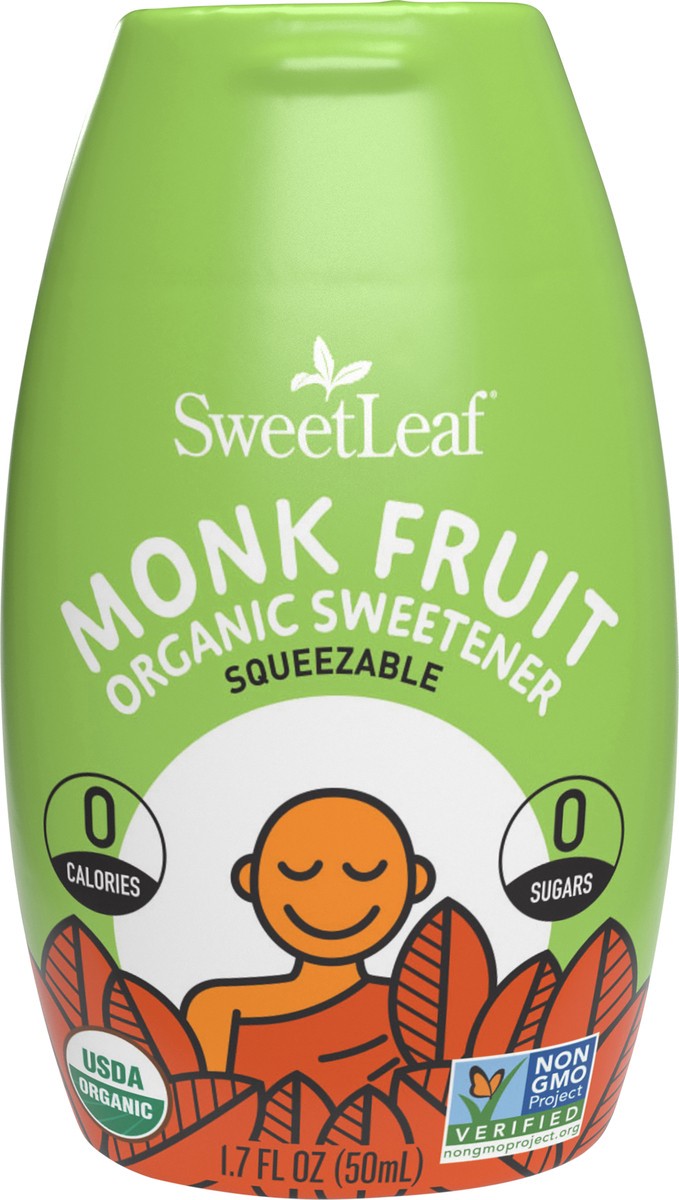 slide 3 of 10, SweetLeaf Organic Monk Fruit Sweetener 1.7 fl oz, 1.7 fl oz