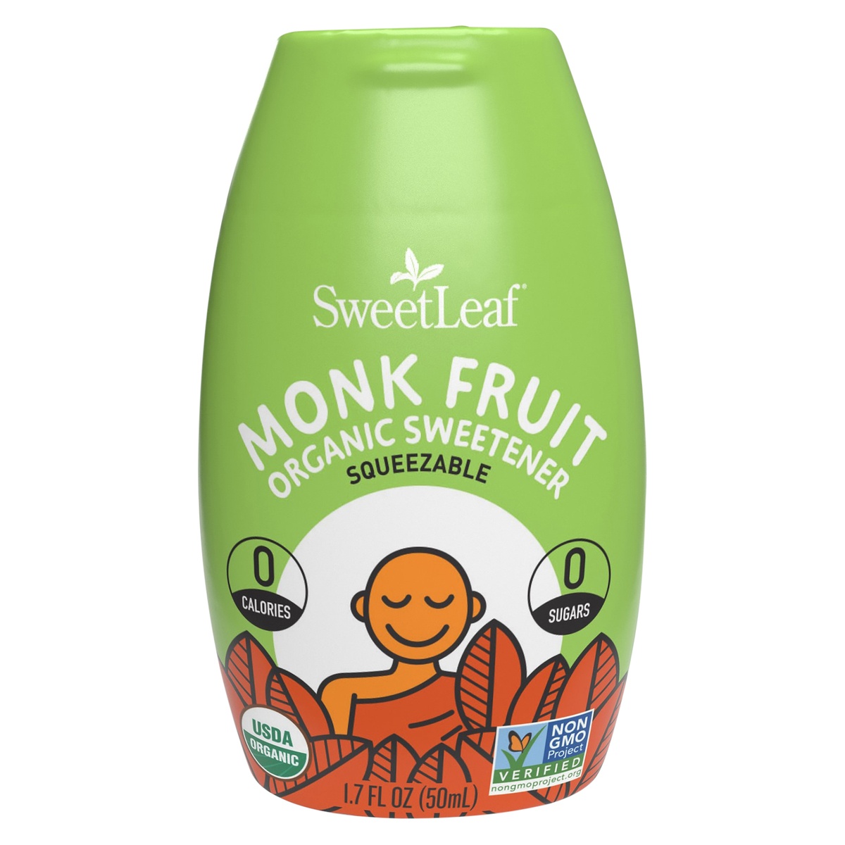 slide 8 of 8, SweetLeaf Monk Fruit Sweetener, Organic, Squeezable, 1.7 fl oz