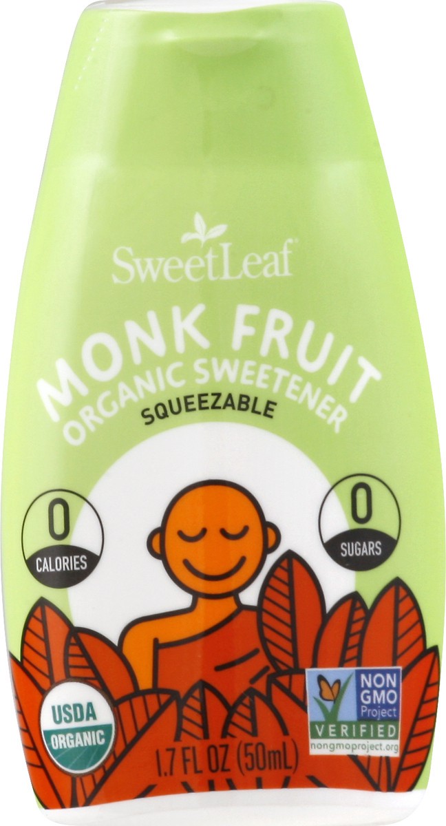 slide 9 of 10, SweetLeaf Organic Monk Fruit Sweetener 1.7 fl oz, 1.7 fl oz