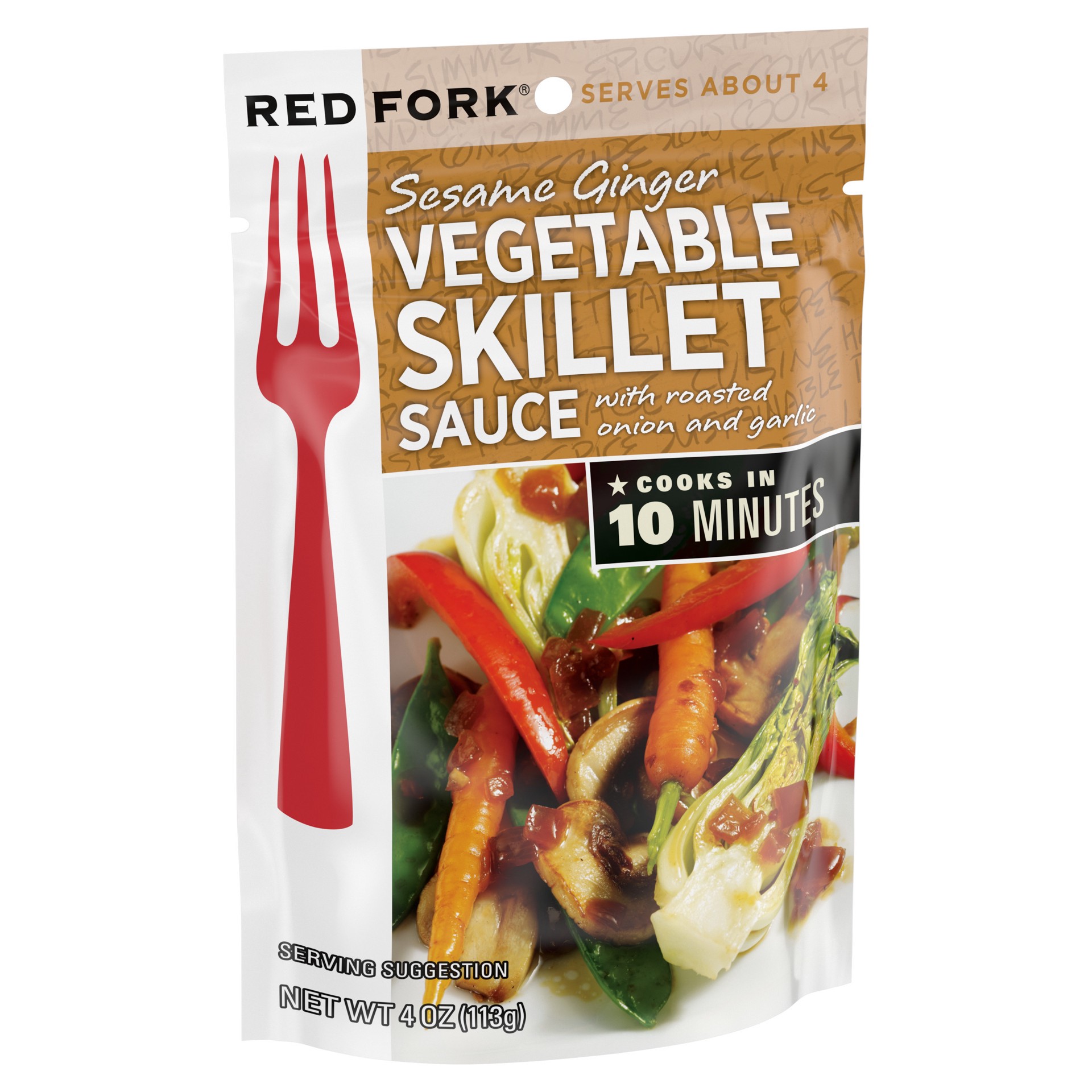 slide 4 of 5, Red Fork Sesame Ginger Vegetable Skillet Sauce 4 oz, 4 oz