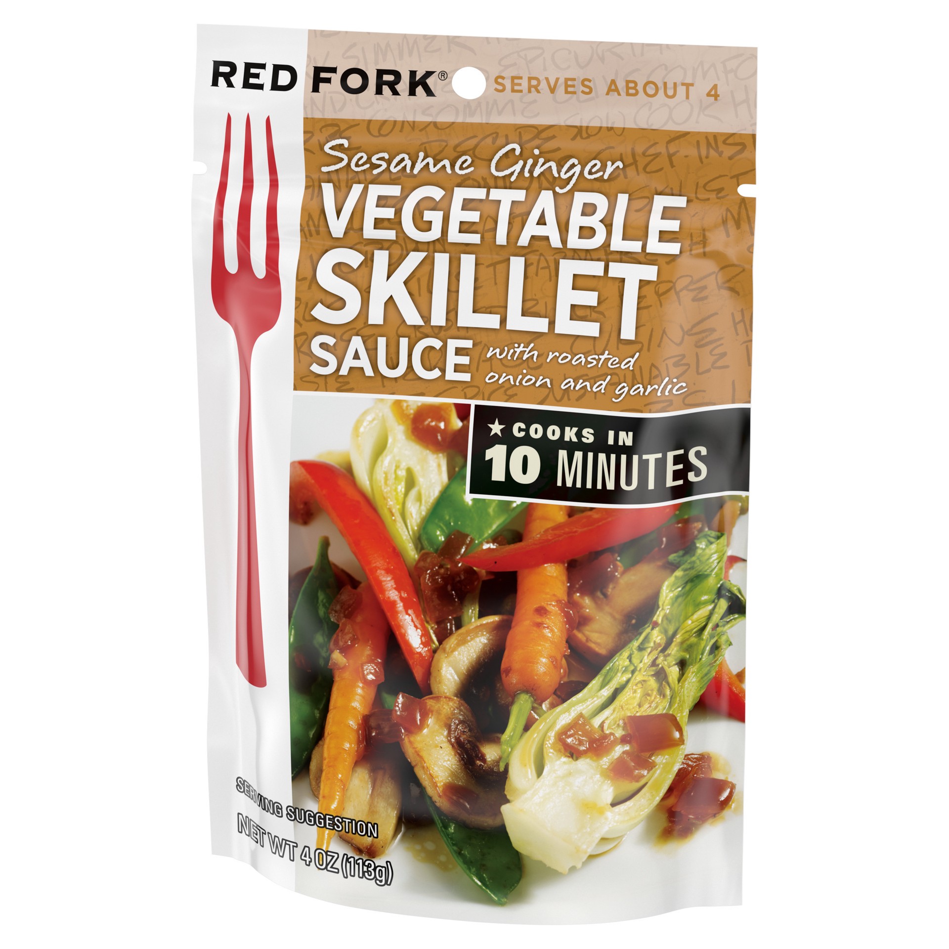 slide 5 of 5, Red Fork Sesame Ginger Vegetable Skillet Sauce 4 oz, 4 oz