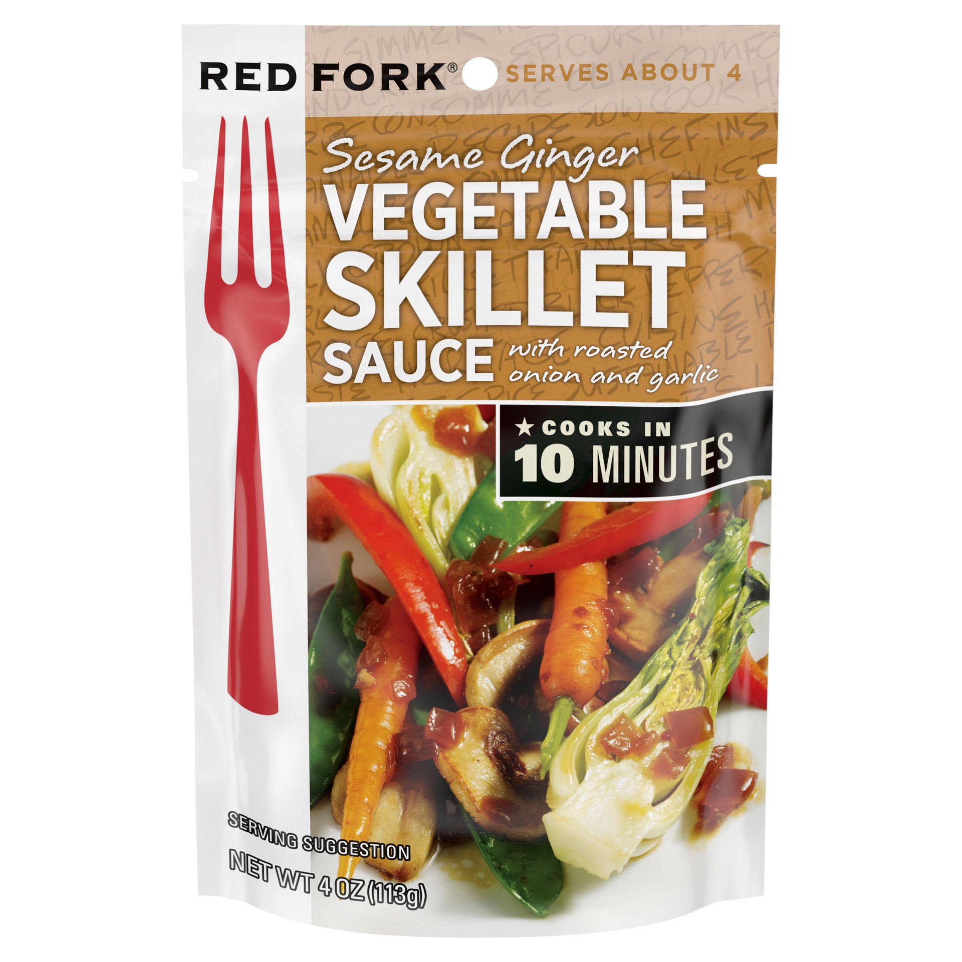 slide 1 of 5, Red Fork Sesame Ginger Vegetable Skillet Sauce 4 oz, 4 oz