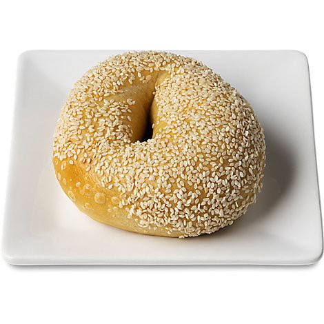 slide 1 of 1, Bakery Fresh Sesame Seed Bagel - Each (available between 6 AM to 2 PM), 1 ct