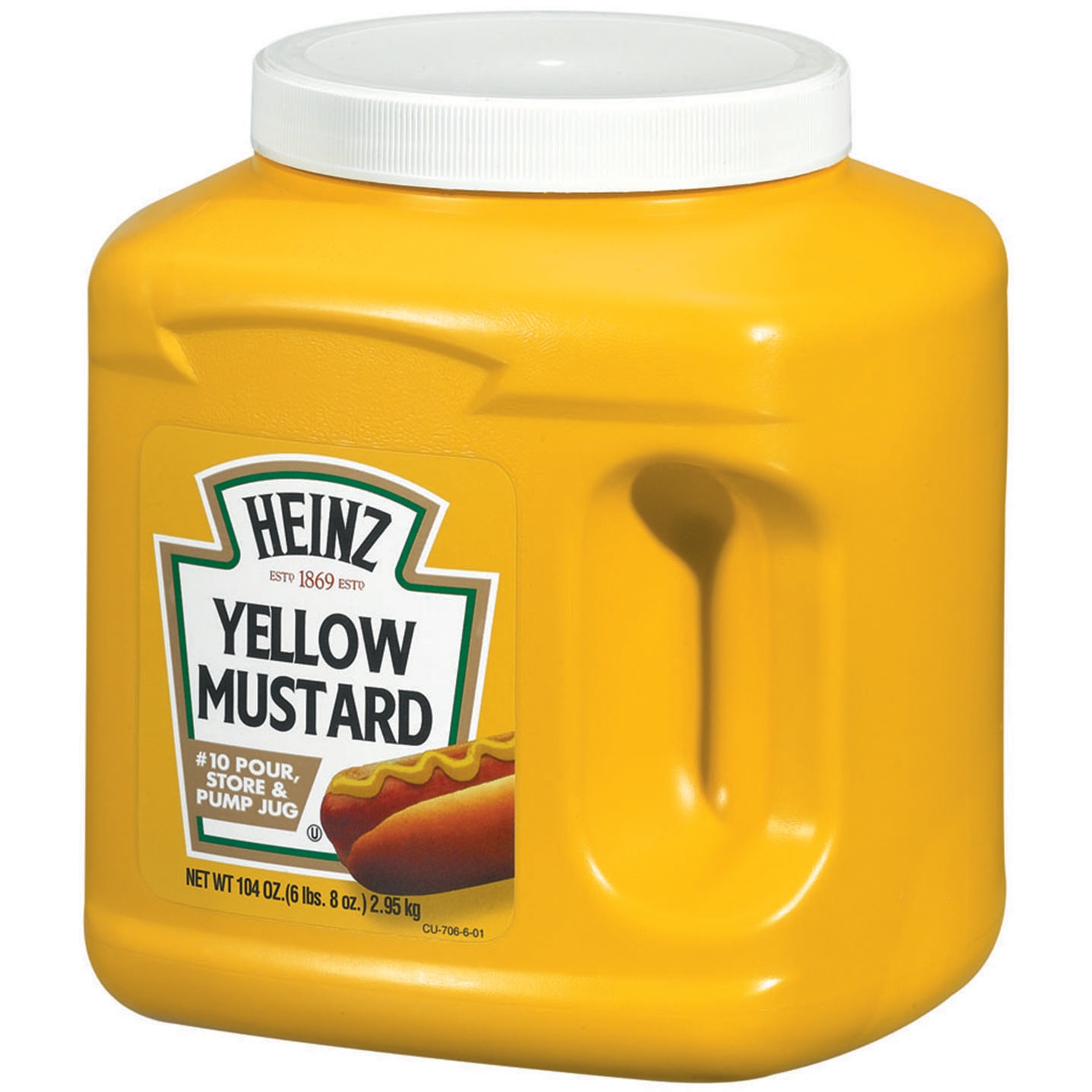 slide 4 of 4, Heinz Yellow Mustard, 104 oz