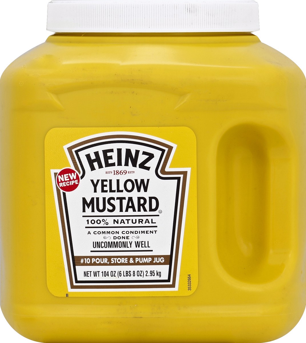slide 1 of 3, Heinz Mustard 104 oz, 104 oz