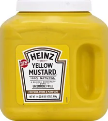 Heinz Yellow Mustard, 104 oz Jug