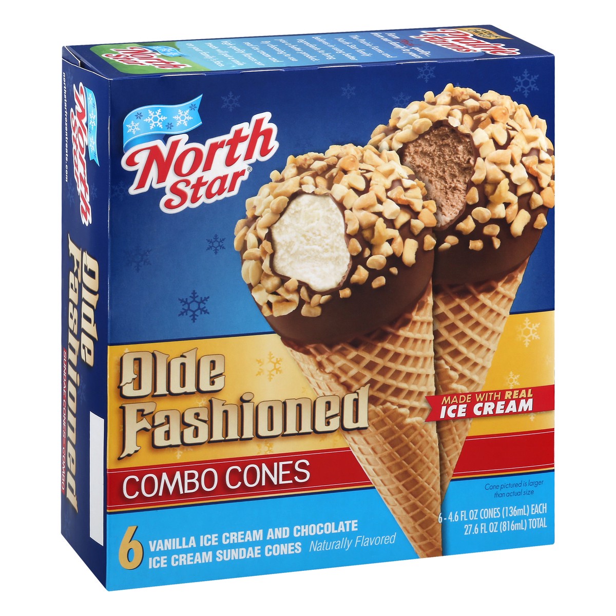 slide 8 of 14, North Star Combo Sundae Cones 6 ea, 6 ct