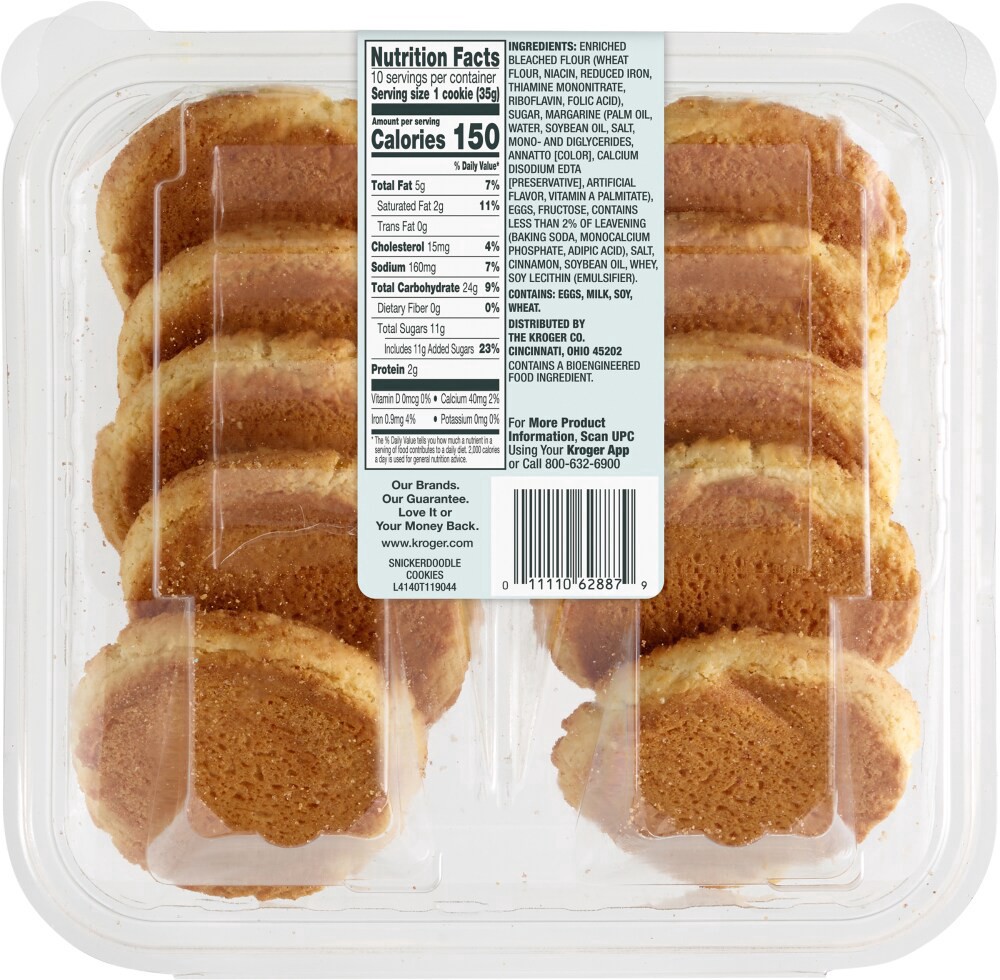 slide 2 of 2, Bakery Fresh Snickerdoodle Cookies, 12.5 oz