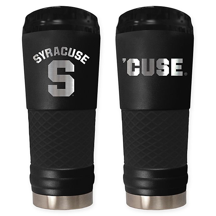 slide 1 of 1, NCAA Syracuse University Powder Coated Stealth Draft Tumbler, 24 oz