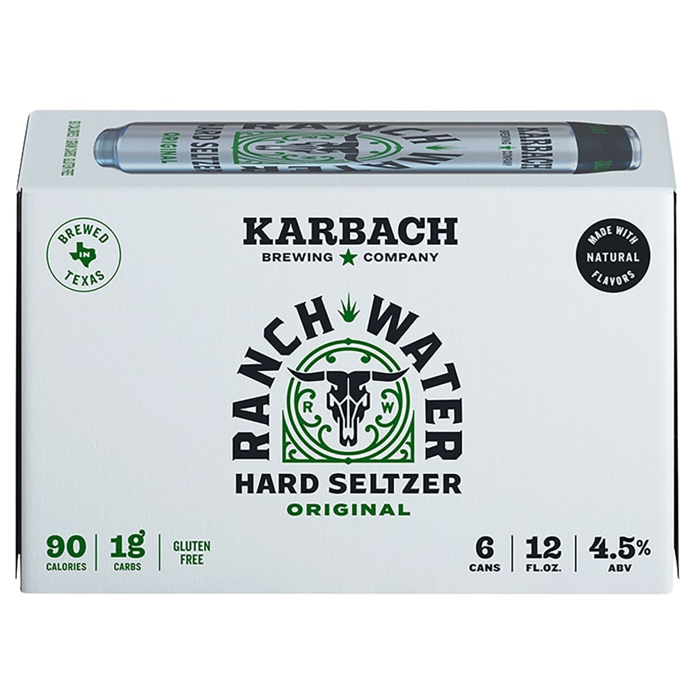 slide 1 of 1, Karbach Brewing Co. Ranch Water Hard Seltzer Original, 6 ct; 12 oz