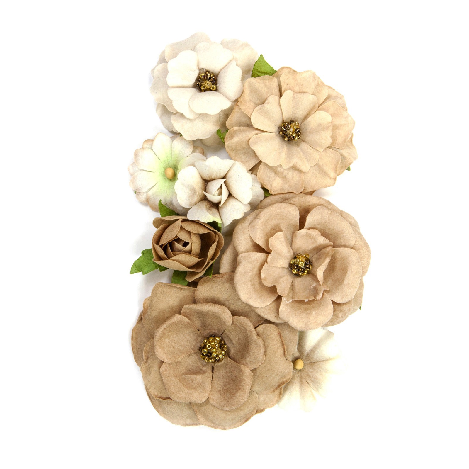 slide 2 of 3, Neutral Mixed Flowers By Recollections, 7.50 in x 4.25 in x 0.75 in