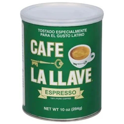 Café La Llave Espresso Coffee, 10 oz Can