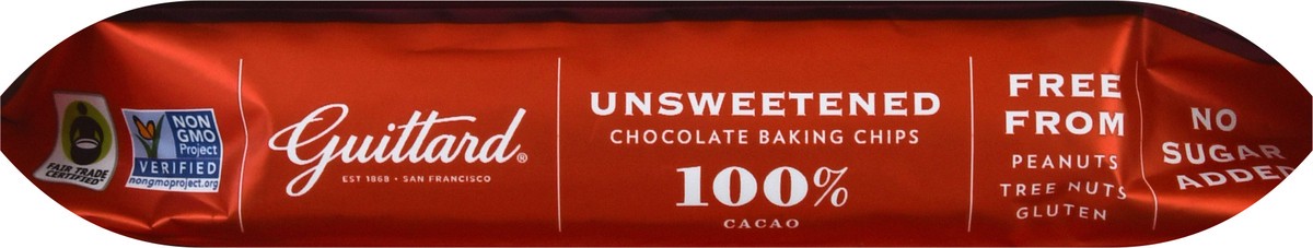 slide 8 of 10, Guittard 100% Cacao Unsweetened Chocolate Baking Chips 16 oz, 16 oz