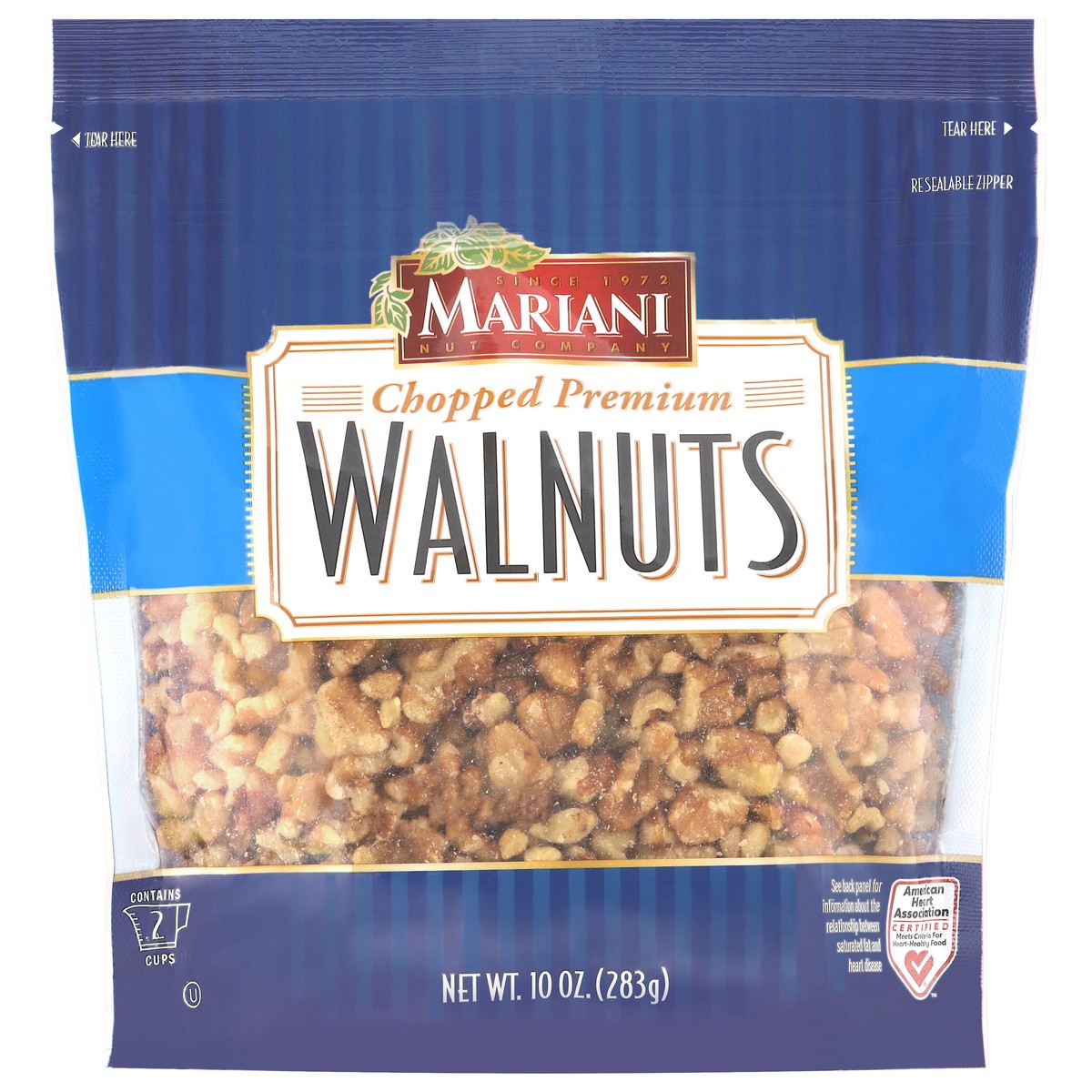 slide 1 of 10, Mariani Walnuts Chopped, 1 ct