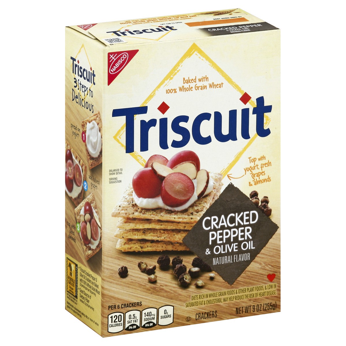 slide 3 of 8, Triscuit Crackers 9 oz, 9 oz