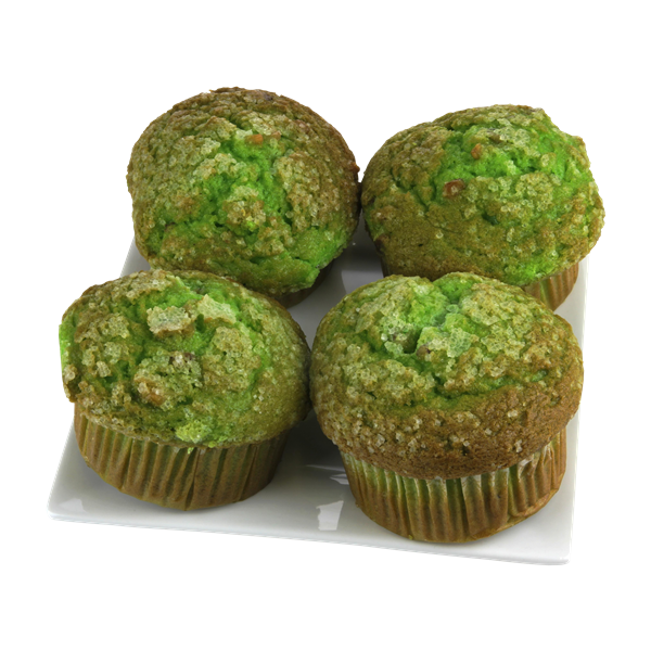 slide 1 of 1, Hy-Vee Loaded Jumbo Pistachio Muffins 4ct, 20 oz