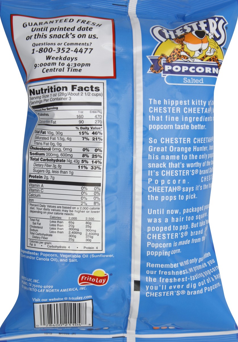 slide 6 of 6, Chester's Popcorn 3 oz, 3 oz