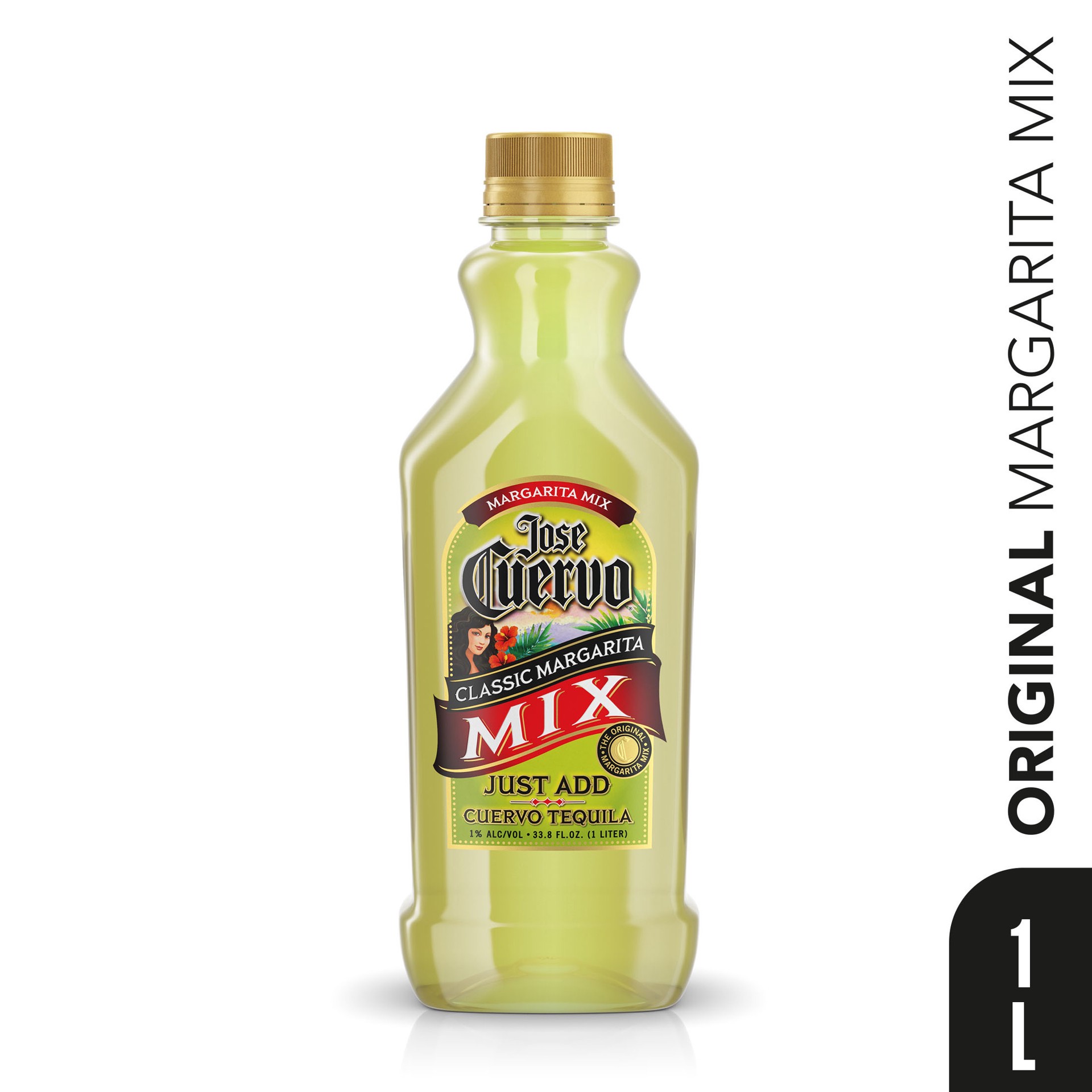 slide 1 of 13, Jose Cuervo Margarita Mix Classic Lime - 1 L, 1 liter