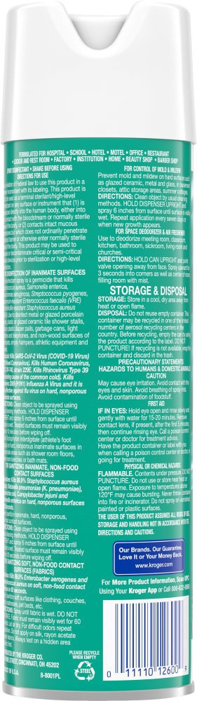 slide 4 of 4, Kroger Paradise Mist Disinfecting Spray, 19 oz