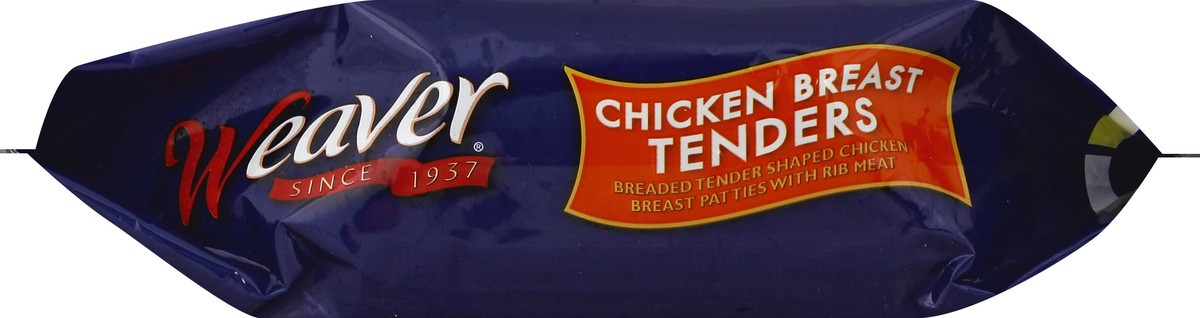 slide 2 of 3, Weaver Chicken Breast Tenders, 1.5 lb. (Frozen), 680.39 g