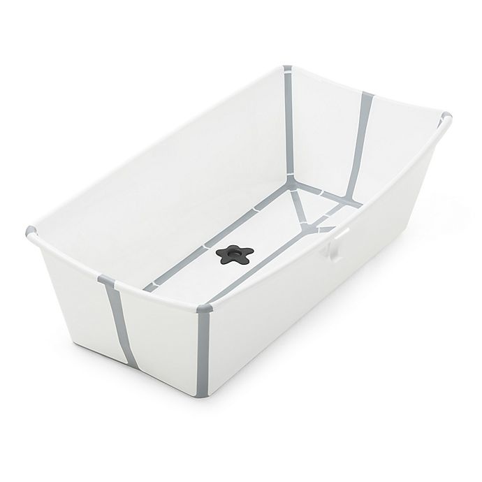 slide 1 of 2, Stokke Flexi Bath X-Large Tub - White/Grey, 1 ct