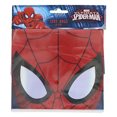 slide 1 of 1, Unique Marvel Spider-Man Loot Bags 8 ea, 1 ct