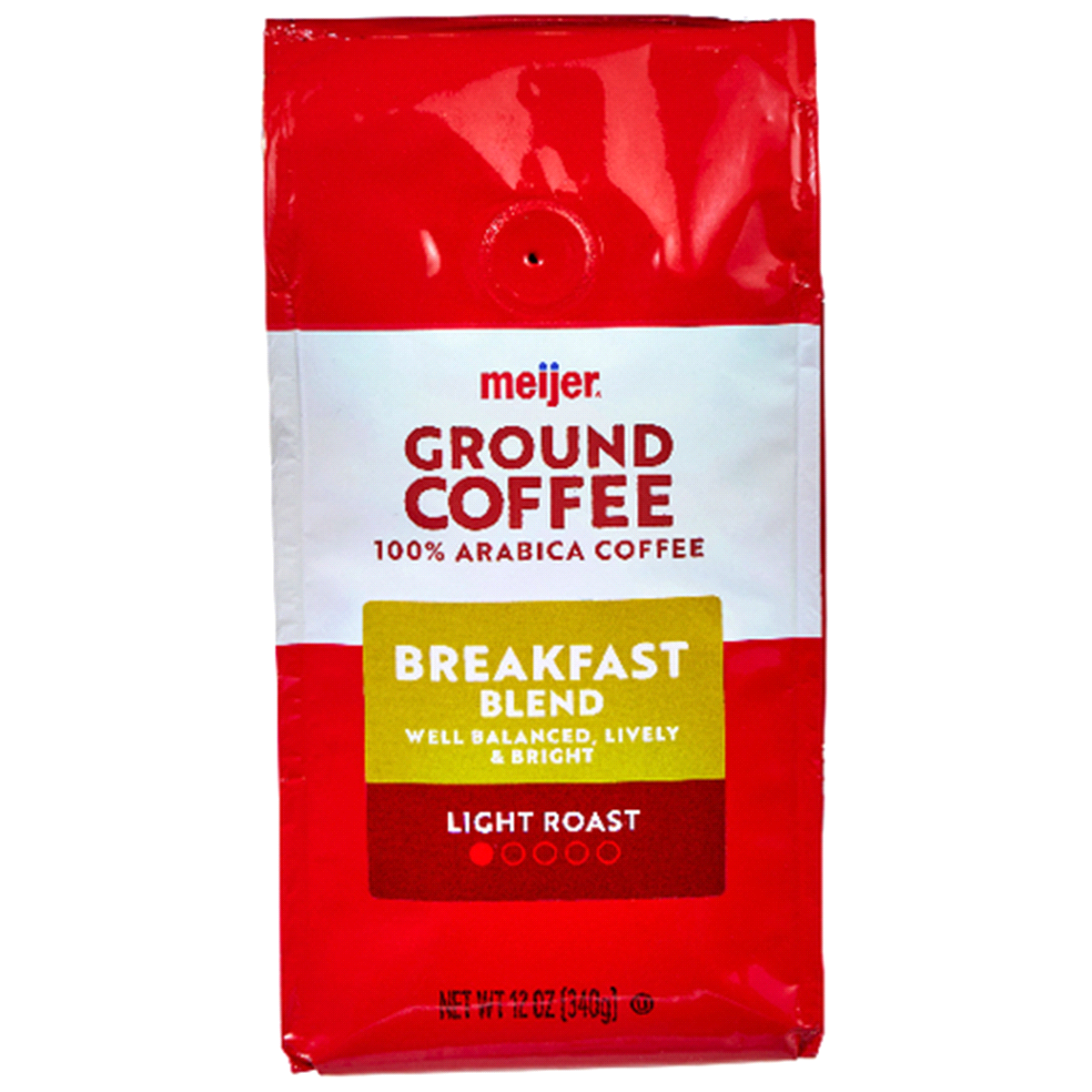 slide 1 of 1, Meijer Breakfast Blend Ground Coffee, 12 oz