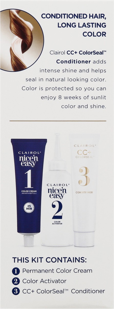 slide 3 of 12, Nice’n Easy Clairol Nice 'N Easy 6 Light Brown, 1 ct