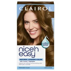 Clairol Nice 'n Easy 6 Light Brown Permanent Hair Color