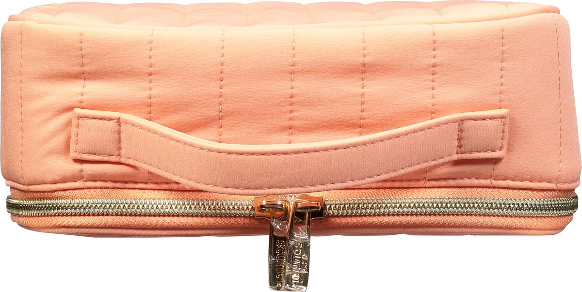 slide 5 of 12, scünci Coral Quilt Mini Train Case, 1 ct