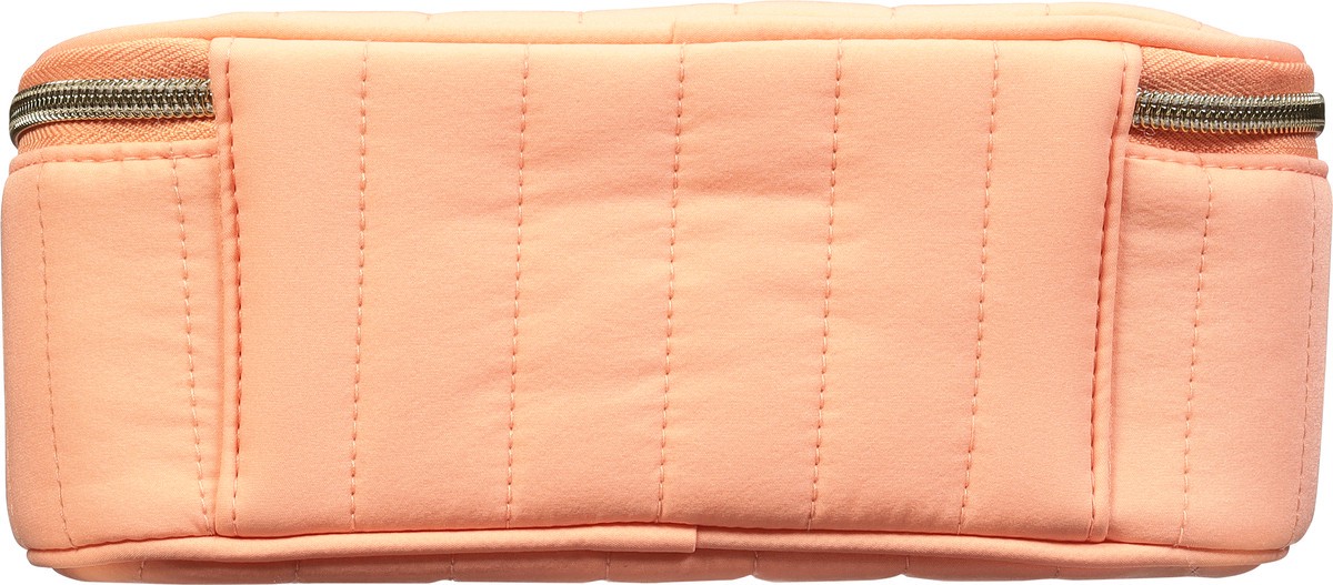 slide 7 of 12, scünci Coral Quilt Mini Train Case, 1 ct