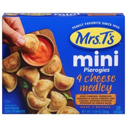 Mrs. T's 4 Cheese Medley Pierogies Mini - 28 ea