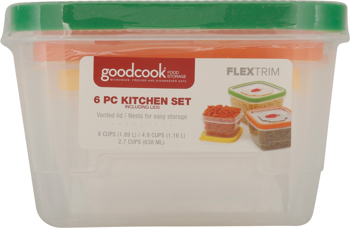 slide 3 of 11, Good cook Square Food Storage Container Set, 1 ct