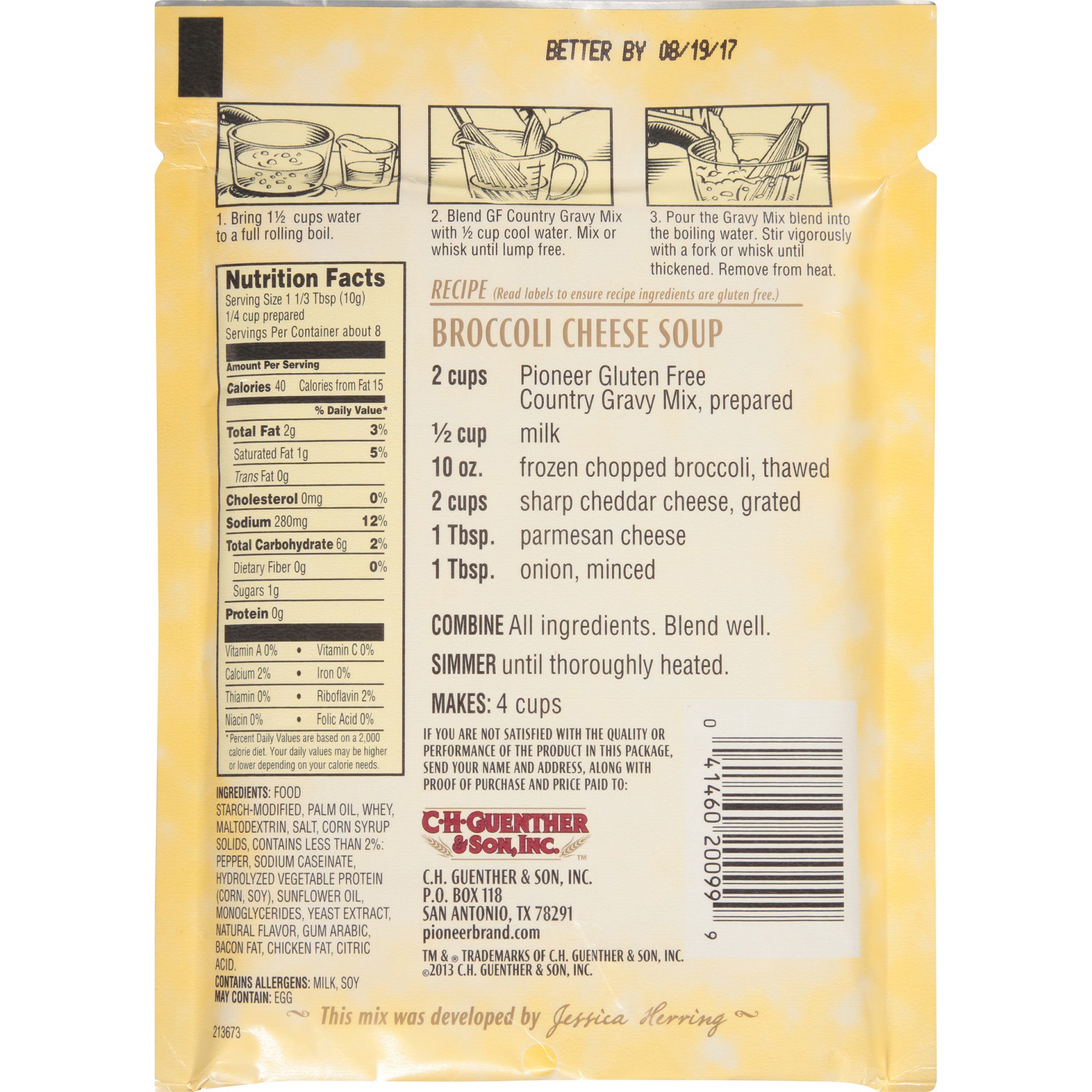 slide 4 of 6, Pioneer Country Gluten Free Gravy Mix 2.75 oz, 2.75 oz