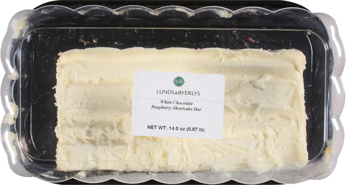 slide 9 of 11, Lunds & Byerlys White Chocolate Raspberry Shortcake Bar 1 ea, 1 ct