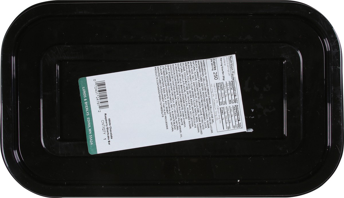 slide 10 of 11, Lunds & Byerlys White Chocolate Raspberry Shortcake Bar 1 ea, 1 ct