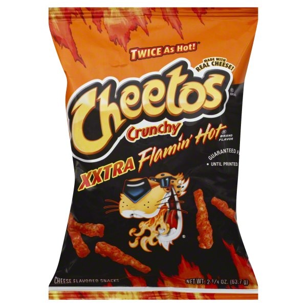 slide 1 of 1, Cheetos Xtra Flamin Hot, 2.25 oz