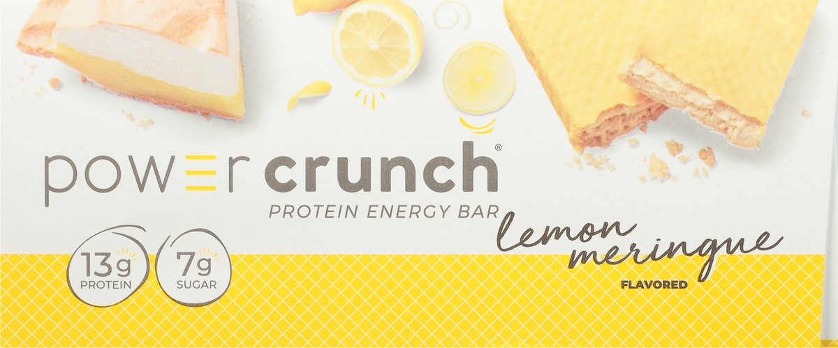 slide 6 of 12, Power Crunch Lemon Meringue Flavored Protein Energy Bar 12 - 1.4 oz Bars, 12 ct