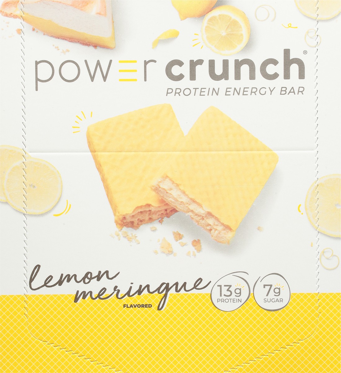 slide 7 of 12, Power Crunch Lemon Meringue Flavored Protein Energy Bar 12 - 1.4 oz Bars, 12 ct