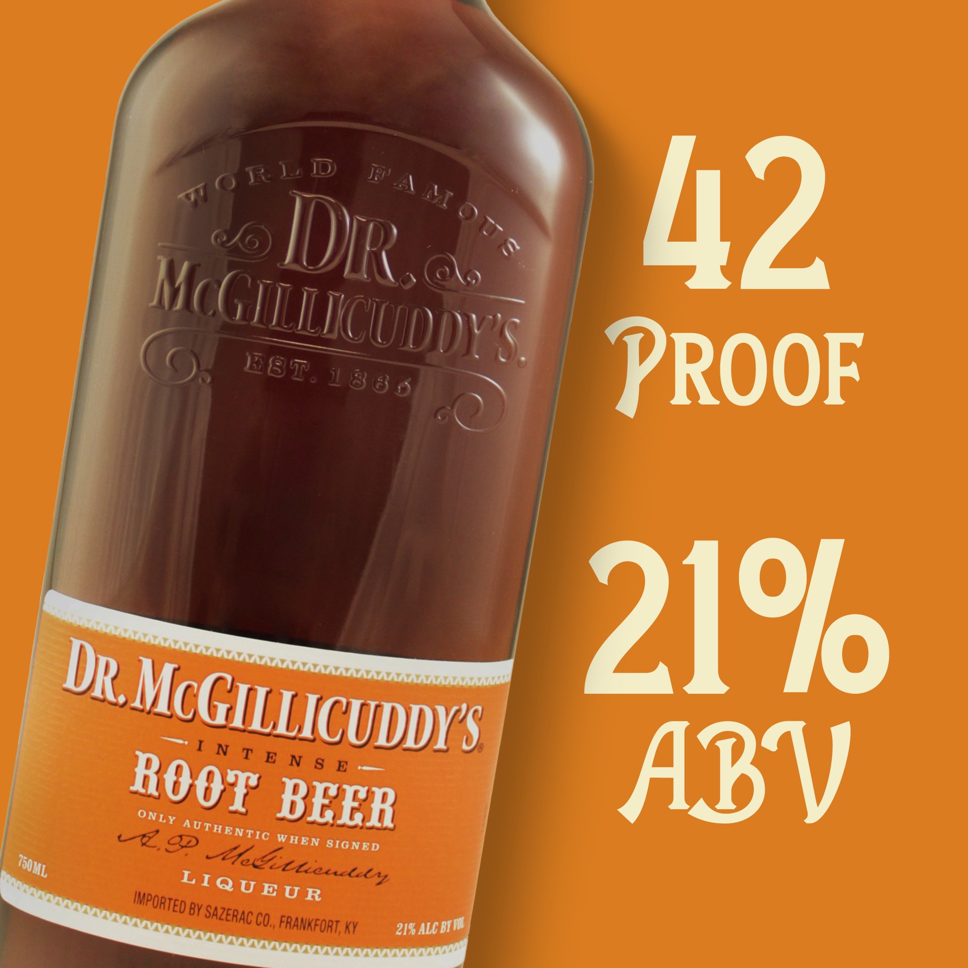 slide 2 of 3, Dr. McGillicuddy's's Dr. McGillicuddy's''s Root Beer Liqueur, 750ml Bottle, 42 Proof, 750 ml