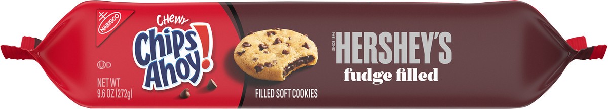 slide 8 of 9, CHIPS AHOY! Chewy Hershey's Fudge Filled Soft Cookies, 9.6 oz, 9.6 oz