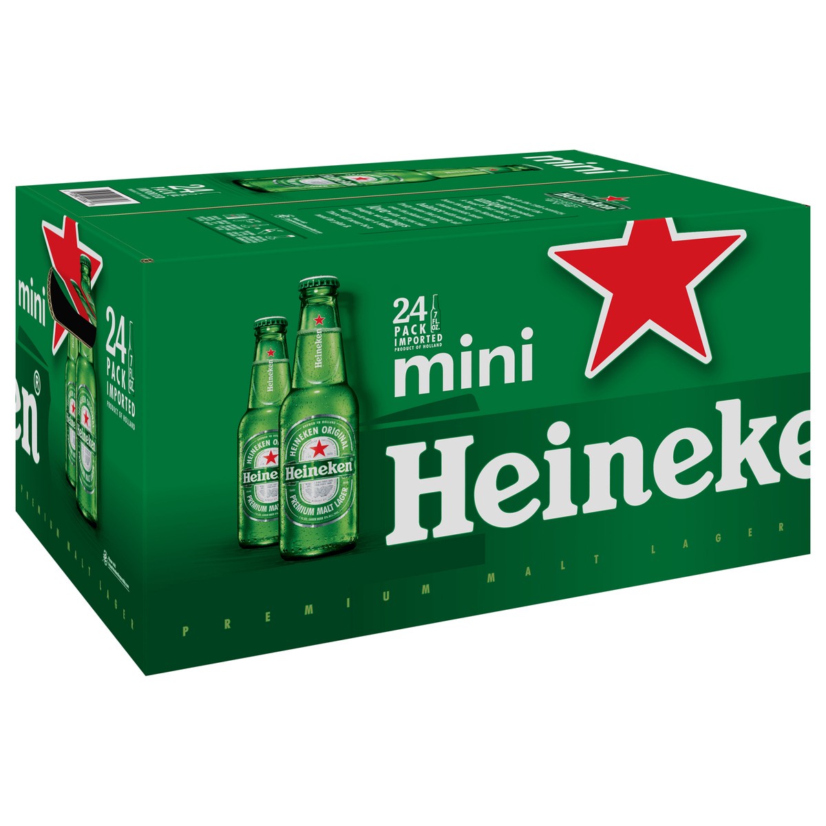 slide 4 of 4, Heineken 24 Pack Mini Beer 24 - 7 fl oz Bottles, 24 ct