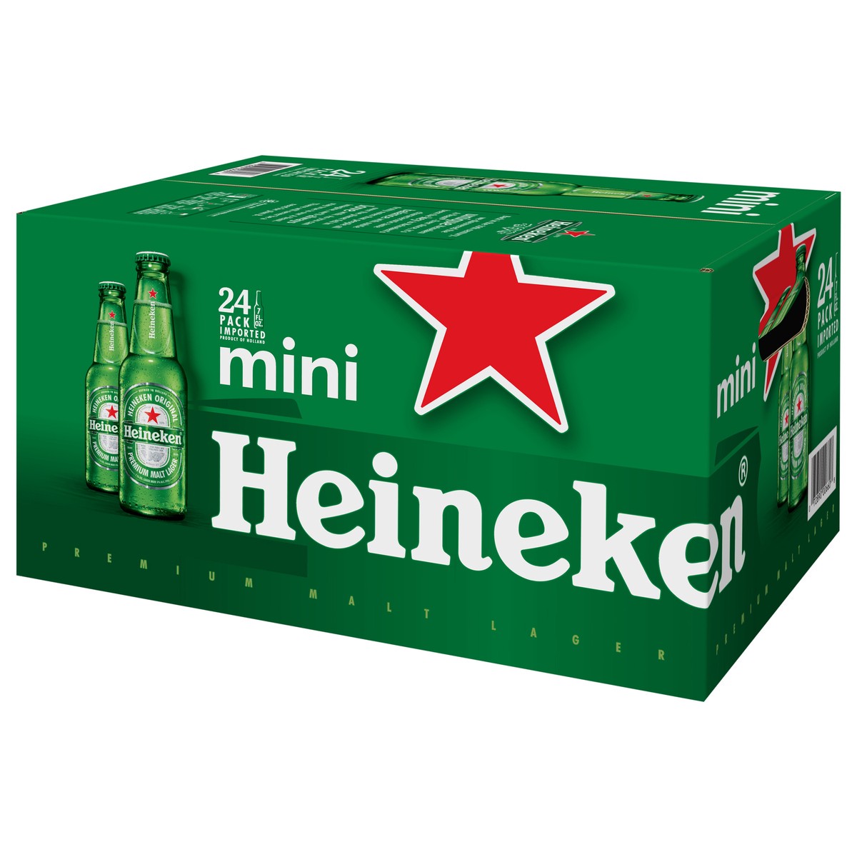 slide 2 of 4, Heineken 24 Pack Mini Beer 24 - 7 fl oz Bottles, 24 ct